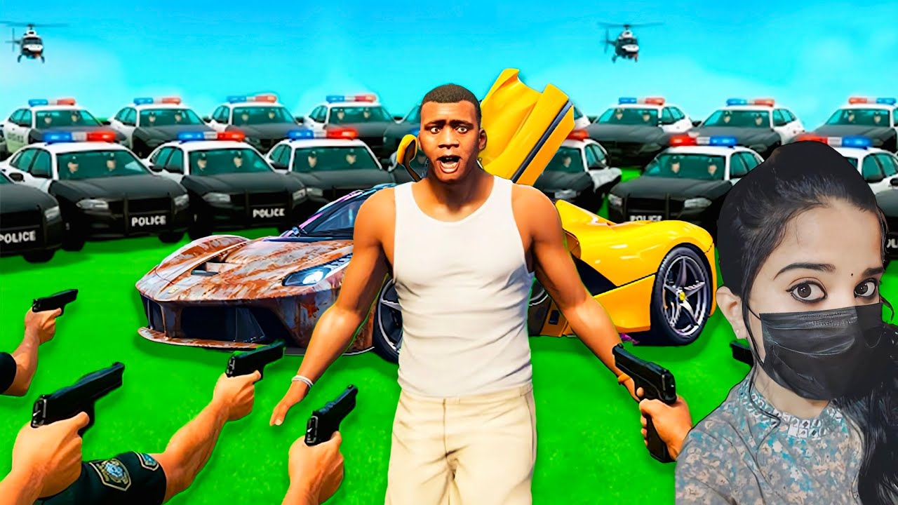 EVERY CHASE FRANKLIN CAR GETS BETTER - GTA 5 | GTA 5 Malayalam 