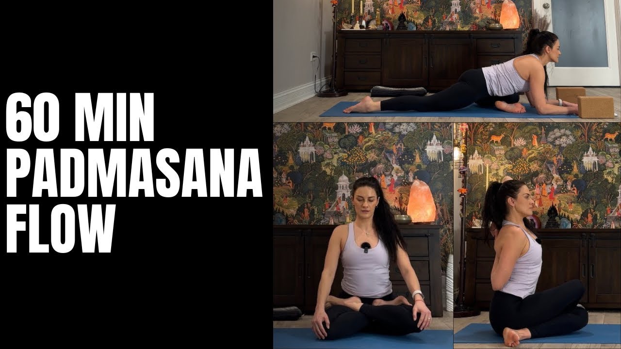 60-Minute Padmasana Flow | Hip Opening & Mobility