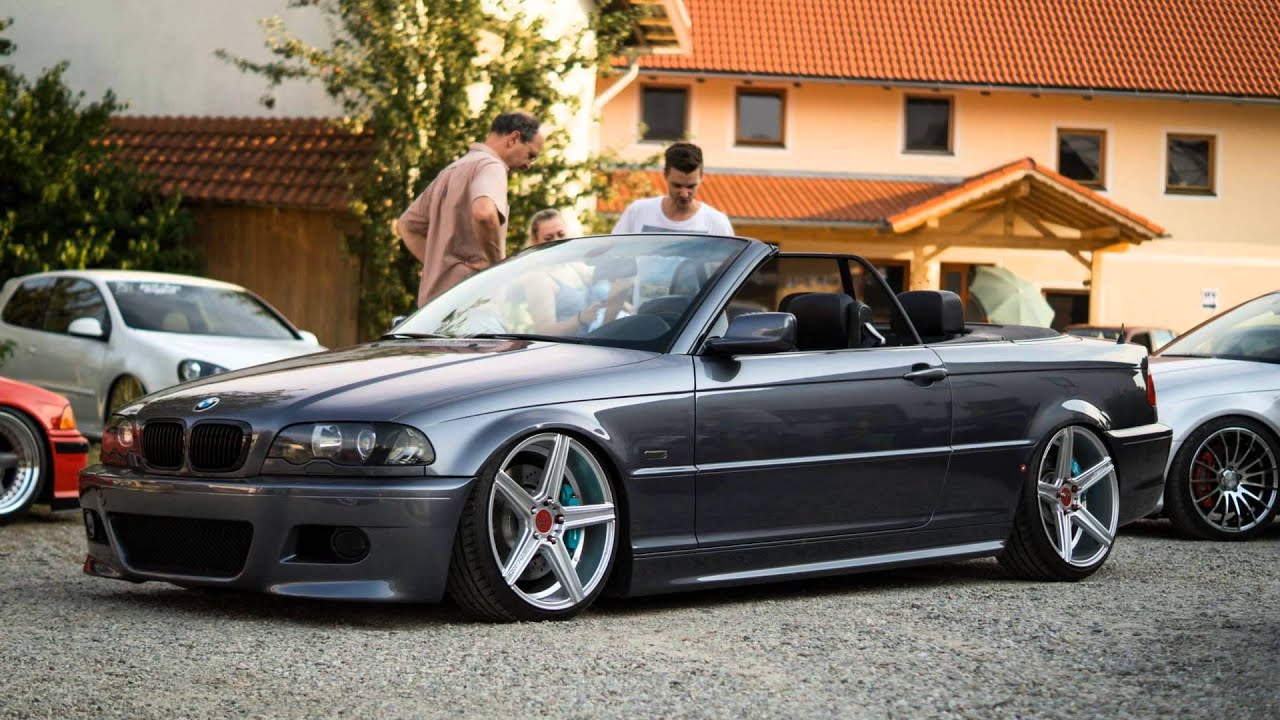 K-Side Cabrio - BMW E46 with BBS / MB Design KV1 - low, static, camber, stance