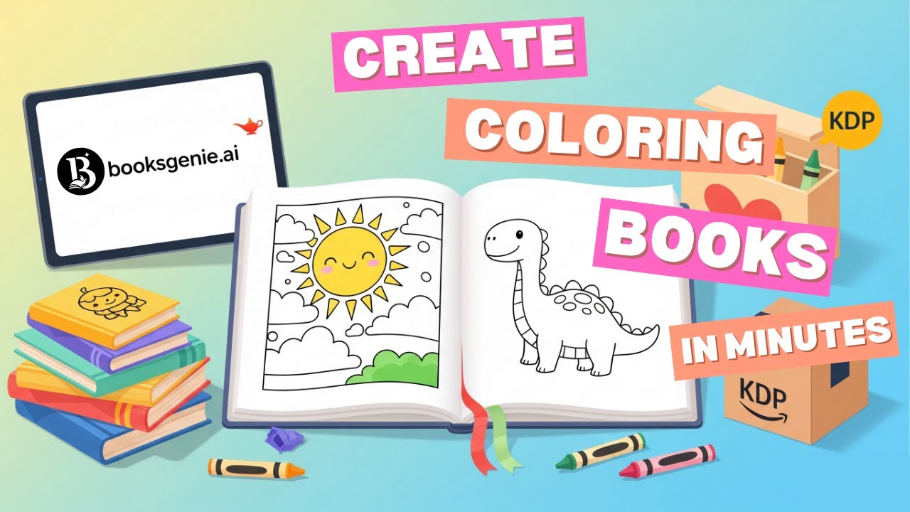 How to create coloring books for Amazon KDP in minutes