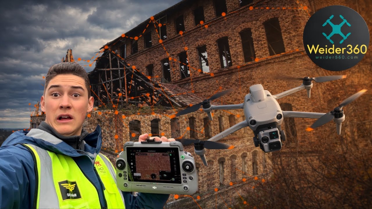 I scanned an Abandoned Brick Factory with a DJI Drone | Photogrammetry
