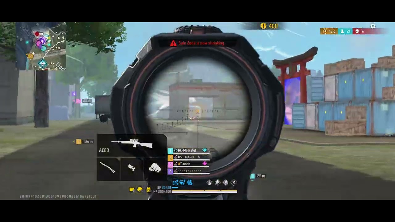Free fire BR Rank match
