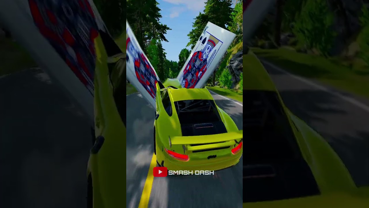 Cars Vs Cards #shorts #beamngdrive #beamngchallenges