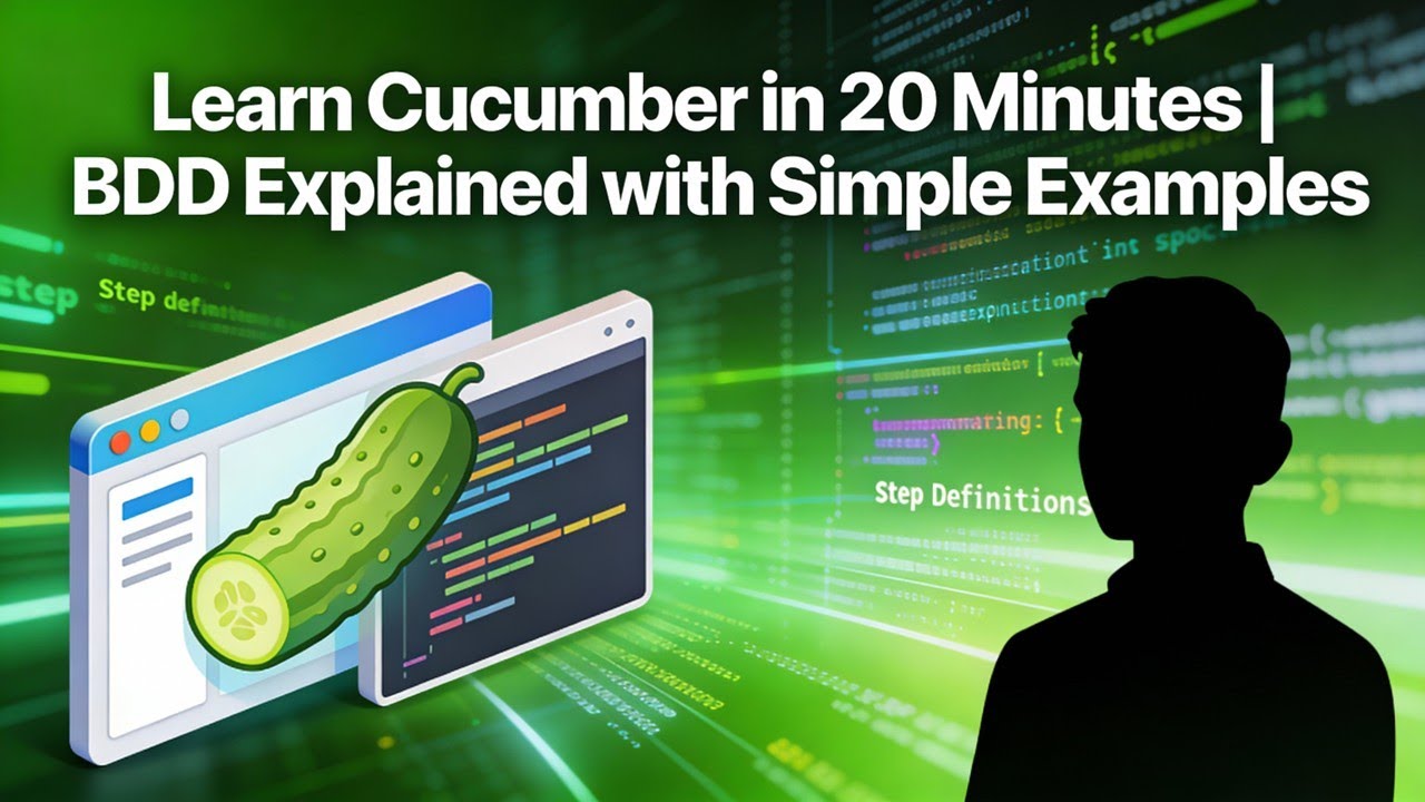 Learn Cucumber in 20 Minutes | BDD Explained with Simple Examples (Java + Selenium)