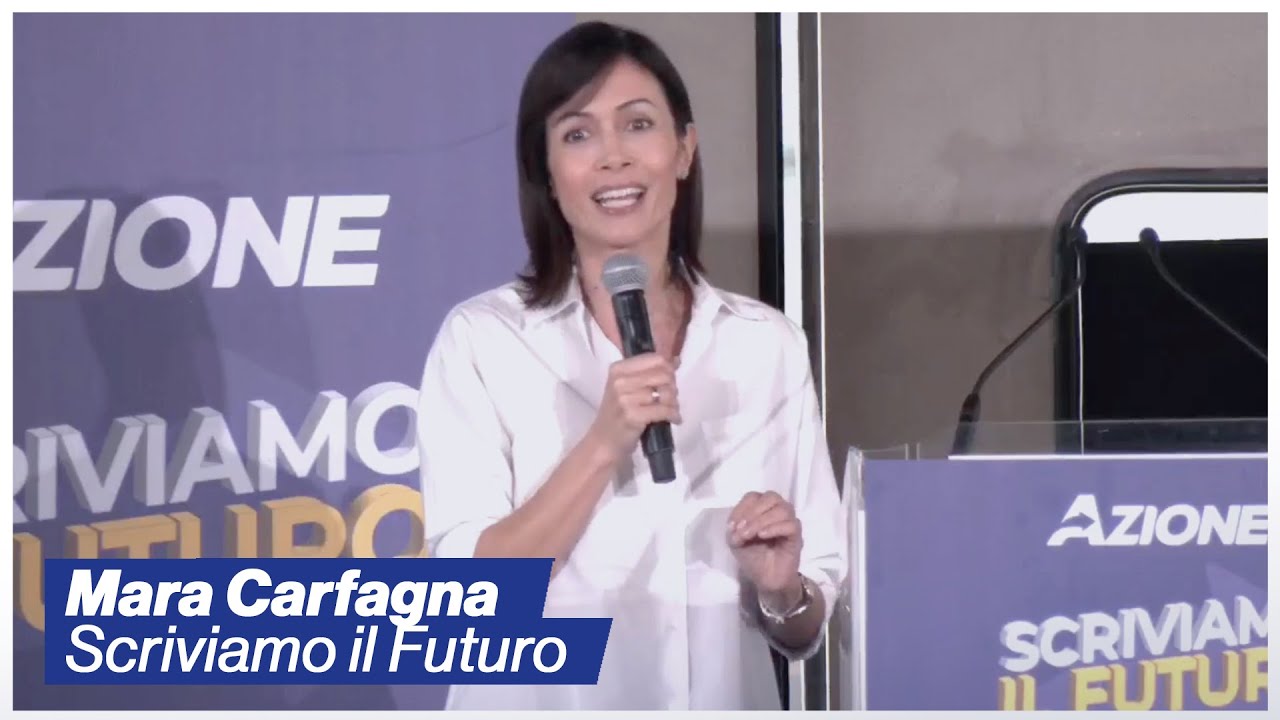 L'intervento di Mara Carfagna all'evento 