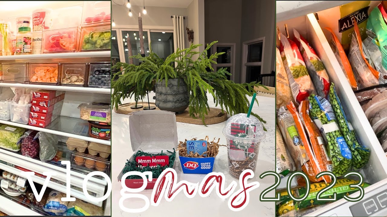 Kitchen Organizing and Christmas Meal Prep | Cute Last Minute Gift Card Ideas | Vlogmas Day 21