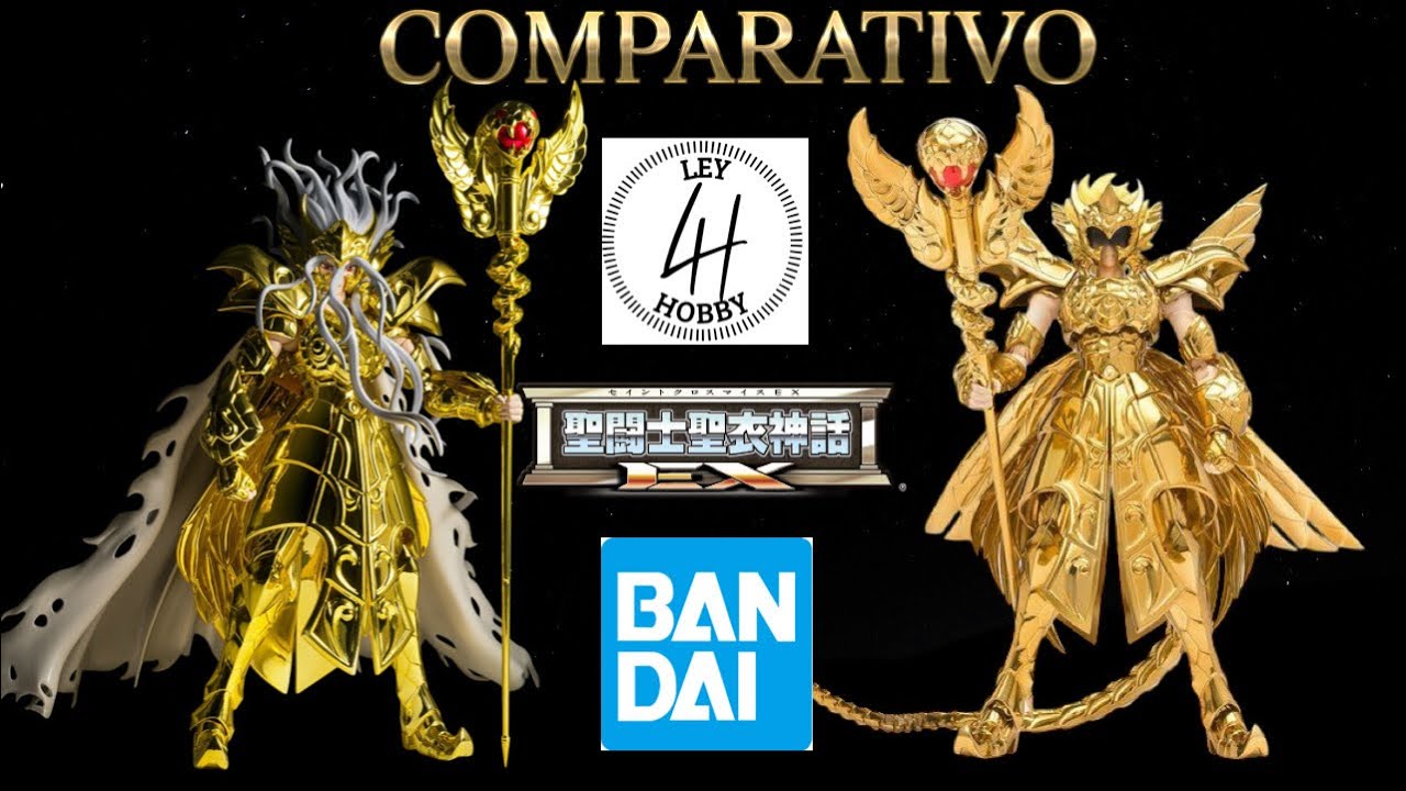COMPARATIVO BANDAI CLOTH MYTH EX METAL OPHIUCHUS ODYSSEUS ANIME & OCE