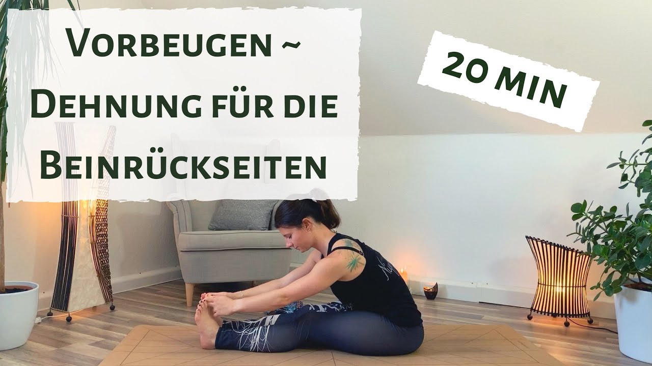 Mit Yoga Beinrückseiten dehnen & den unteren Rücken lockern