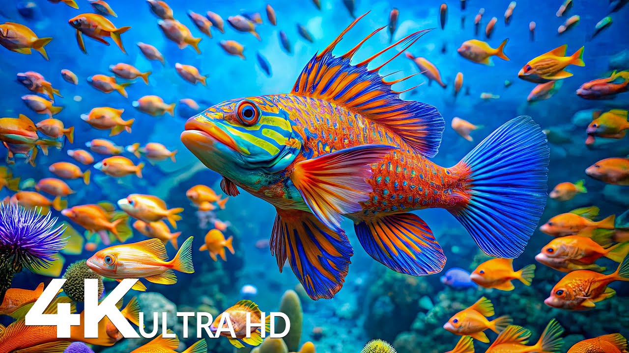 Amazing 4K Ocean Adventure - Dive Deep and Marvel at Sea Animal in The Best 4K ULTRA HDR Aquarium #3