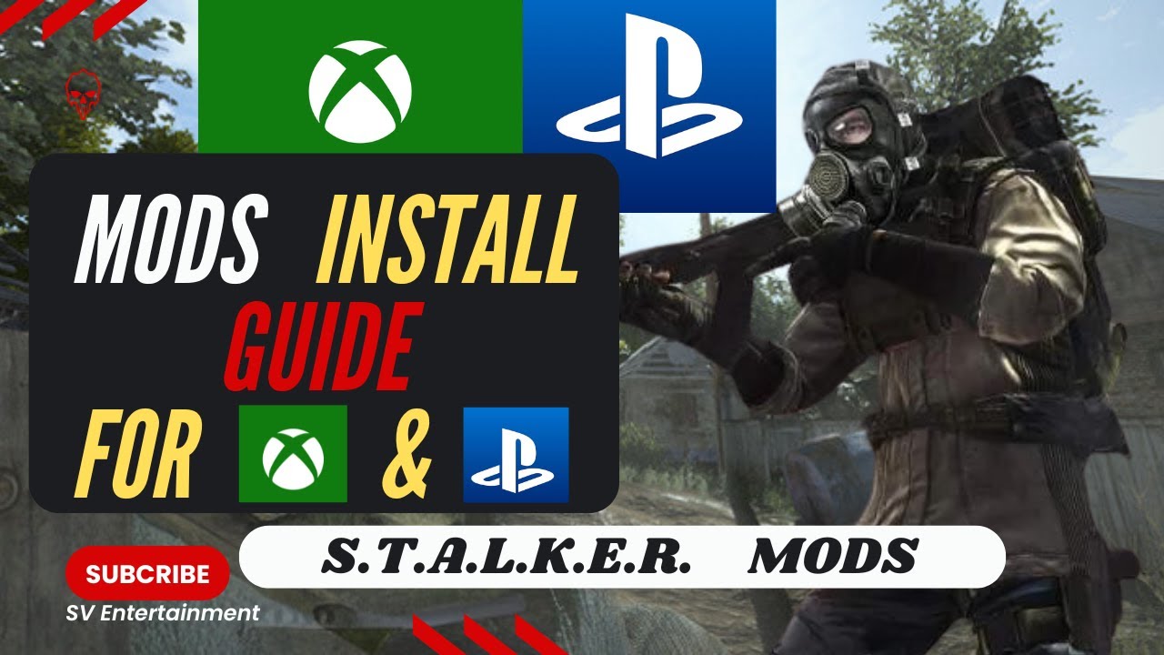 How to install Mods on Console for Stalker games XBOX & PS4/PS5 Legends of the Zone Trilogy