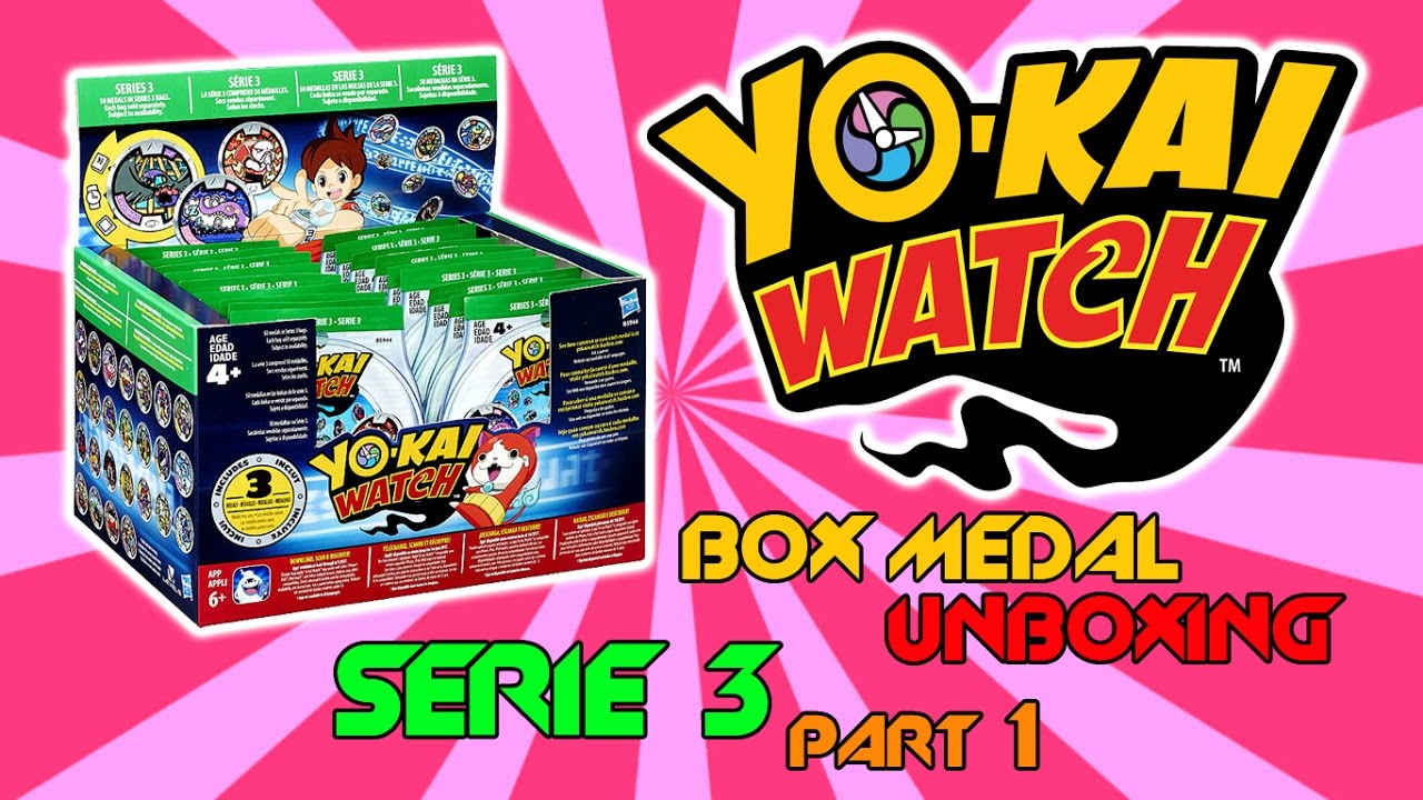 Yo-Kai Watch - Medal Box Serie 3 Unboxing (part 1)
