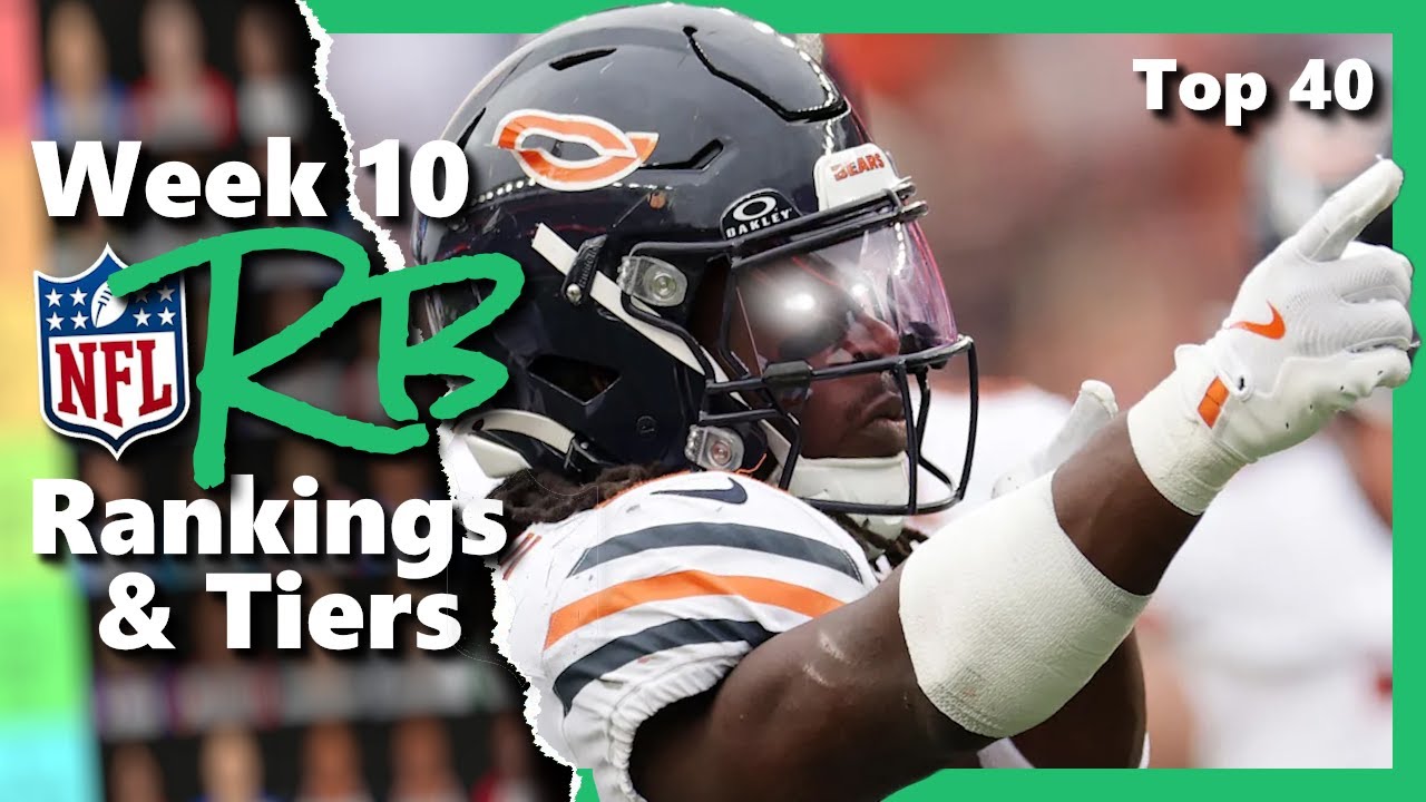 Ranking EVERY NFL Running Back (Top 40) Week 10 RB Rankings | 2025 Best Fantasy Football