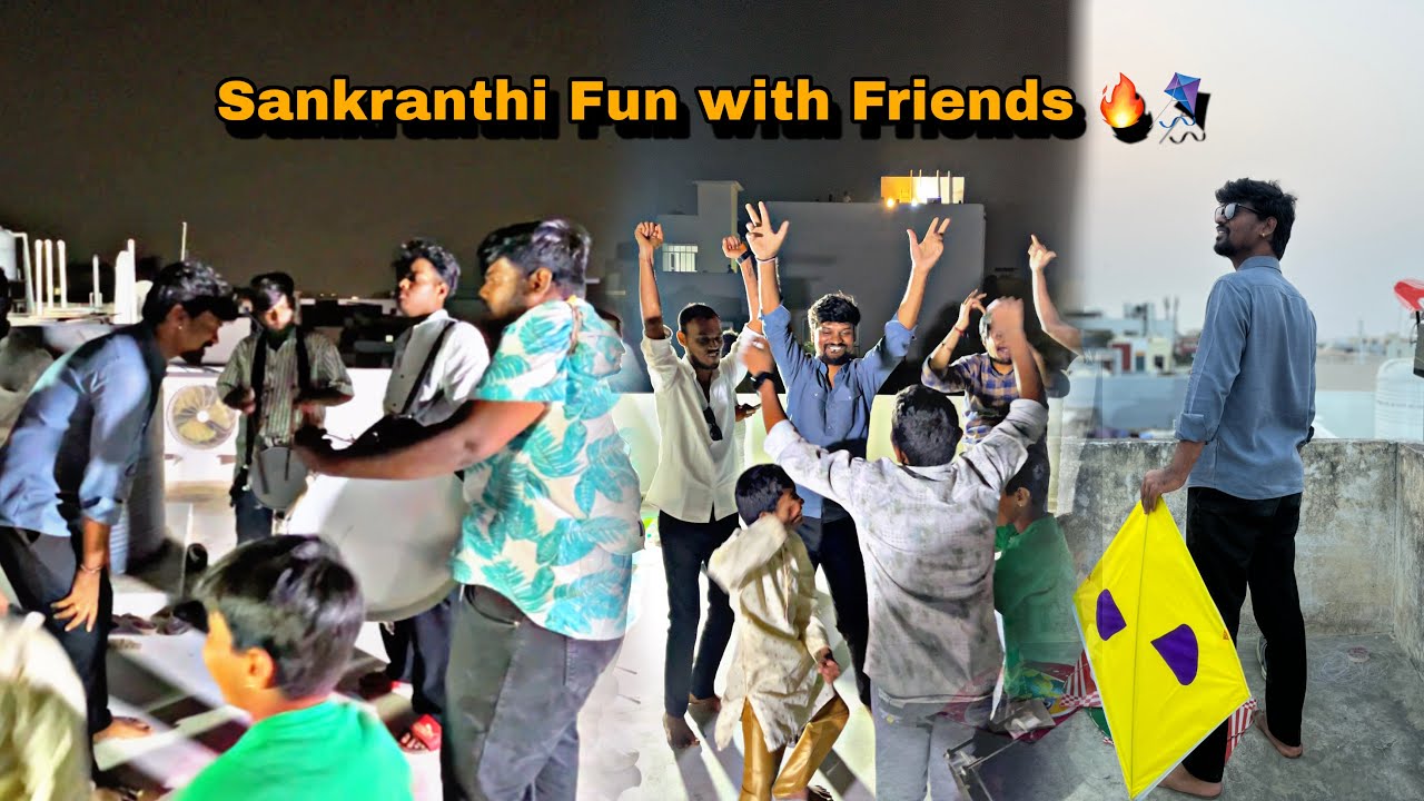 Sankranthi Vlog Finale🪁🧵 | Chatal Band on Building | Old City vibes in New City🔥🔥