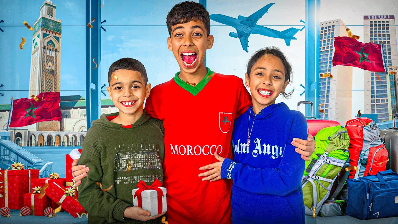 و أخيرا رجعنا المغرب عند عائلتي 🇲🇦✈️ شوفوا ردة فعل ريان و هبة 🔥😂