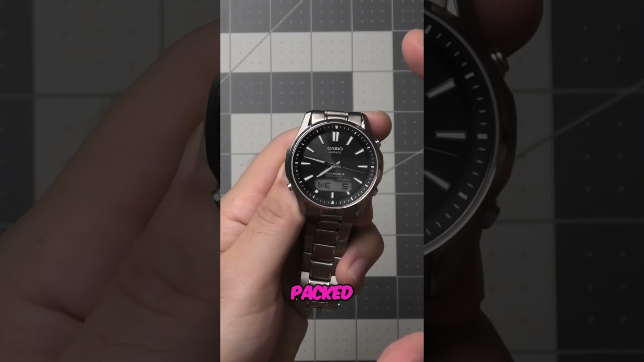 Мои титановые часы Casio такие лёгкие!