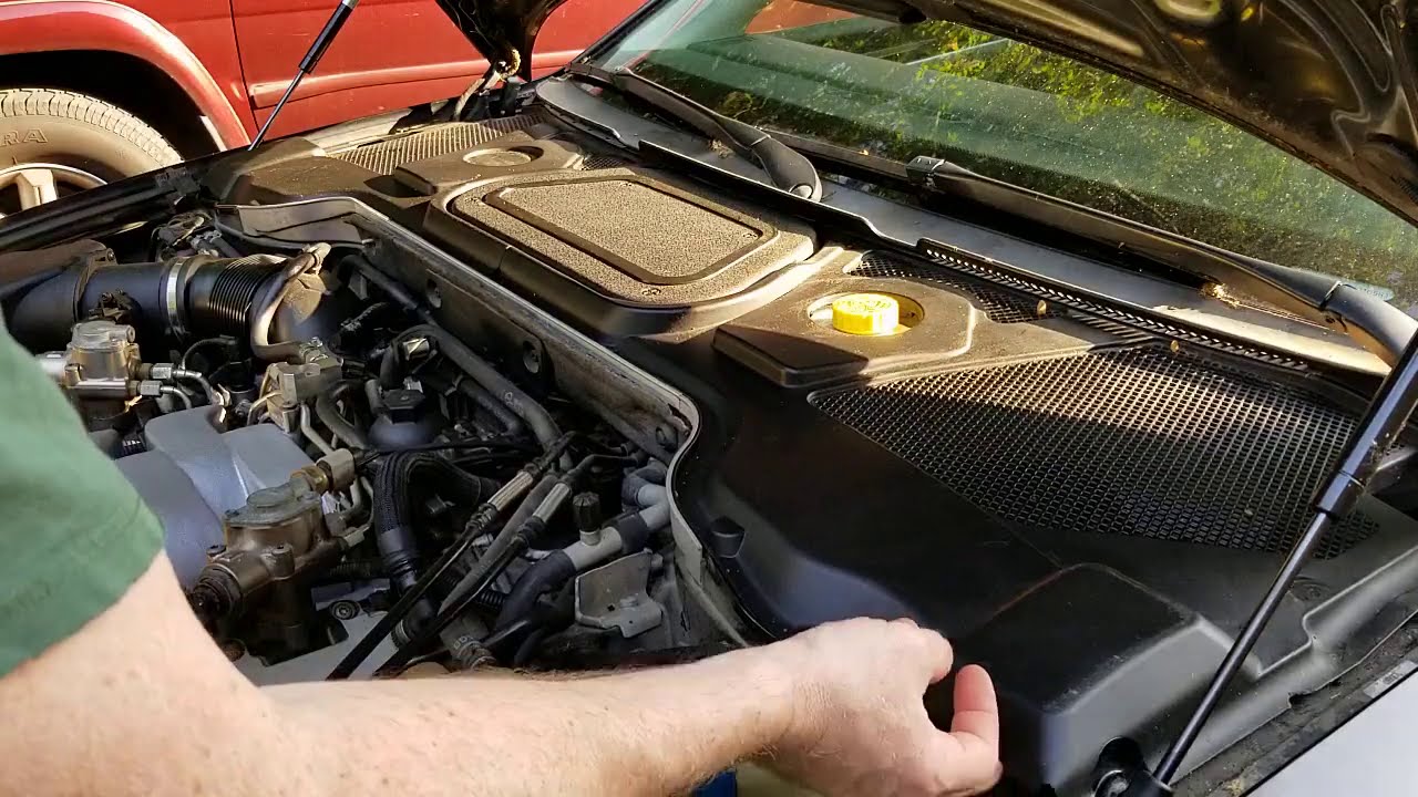 2008 Audi A8L Blower Removal Prep