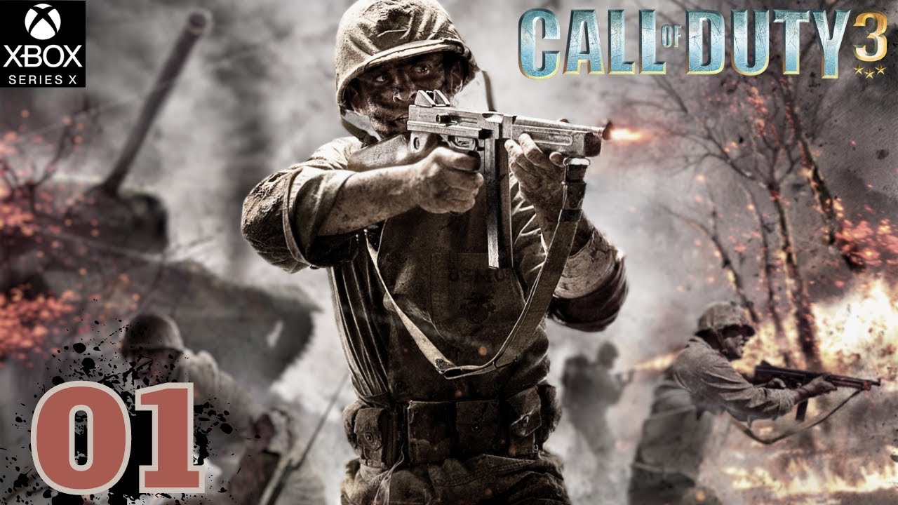 Call of Duty 3 Veteran Campaign Part 1 - The Bloodiest Battle Of The War