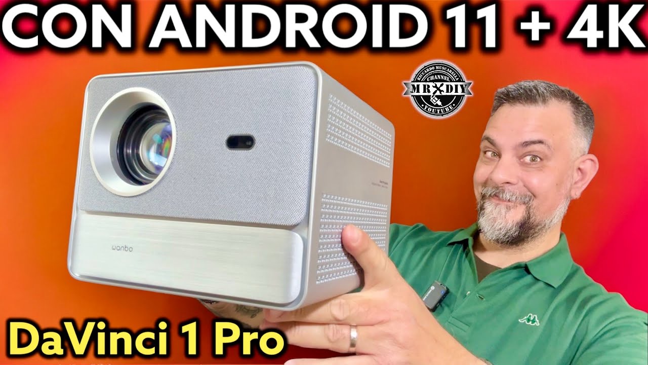 Economico ma molto valido. Proiettore con smart TV android e con 4K, netfix ecc. Wanbo DaVinci 1 Pro
