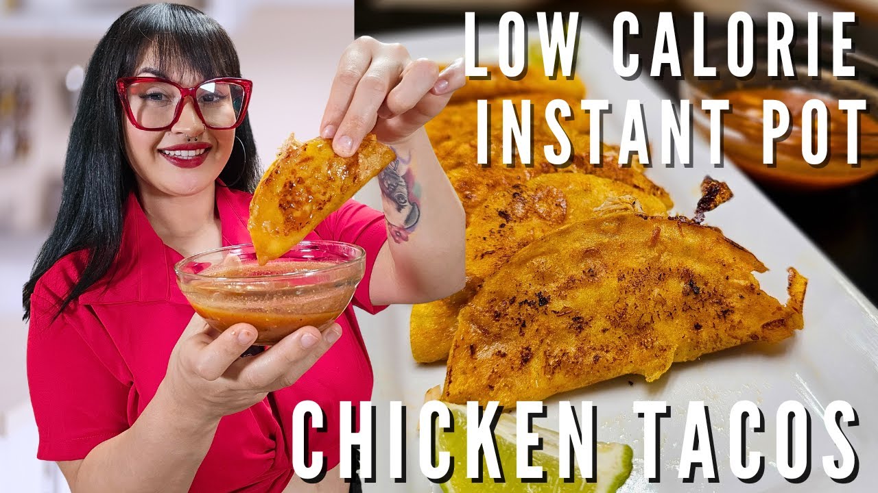 Instant Pot Chicken Tacos | Low Calorie | Quick & Easy