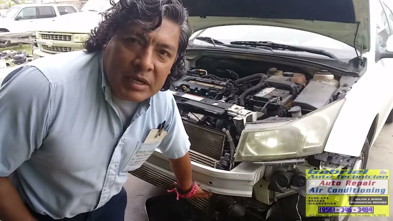 Diagnosing No Engine Crank, Intermittent A/C Performance, Code P0128, Part 4, Rep Rad Fan Assembly.