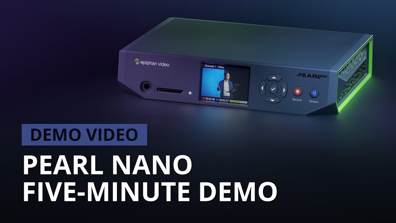 Pearl Nano five-minute demo