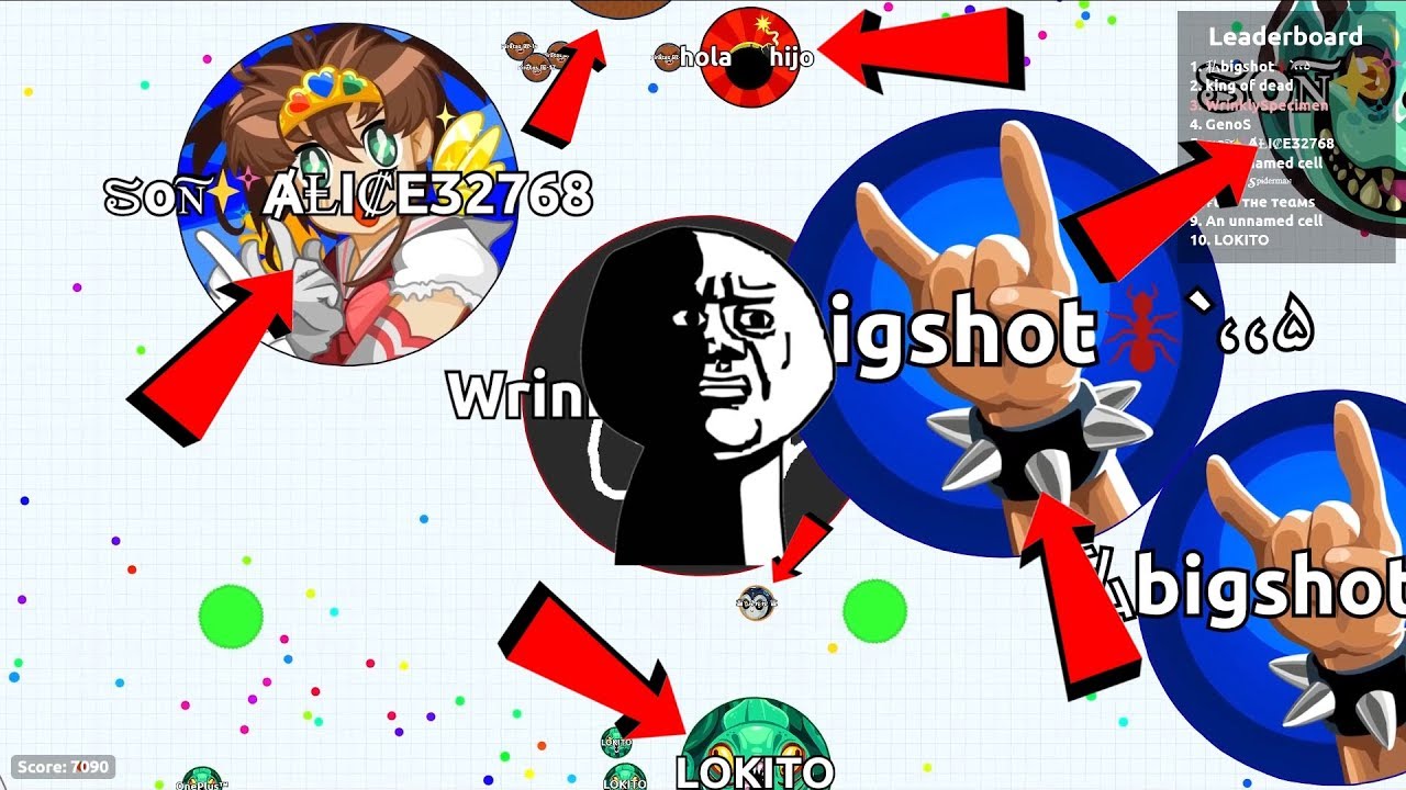 Agario - A day in the life of a solo player