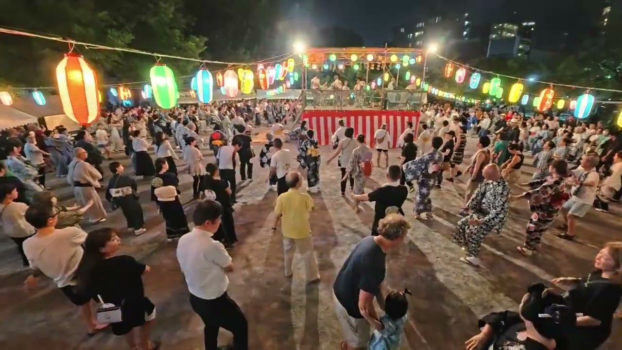 これがお江戸の盆ダンス　鉄砲洲納涼盆踊り15　2025年8月4日　東京都中央区　鉄砲洲公園