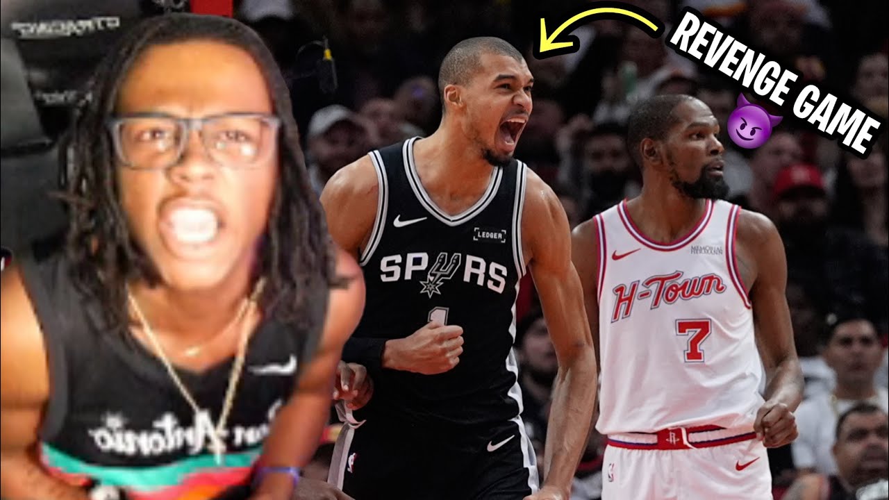 WE GOT OUR GET BACK! | SPURS FAN reacts to SPURS at ROCKETS