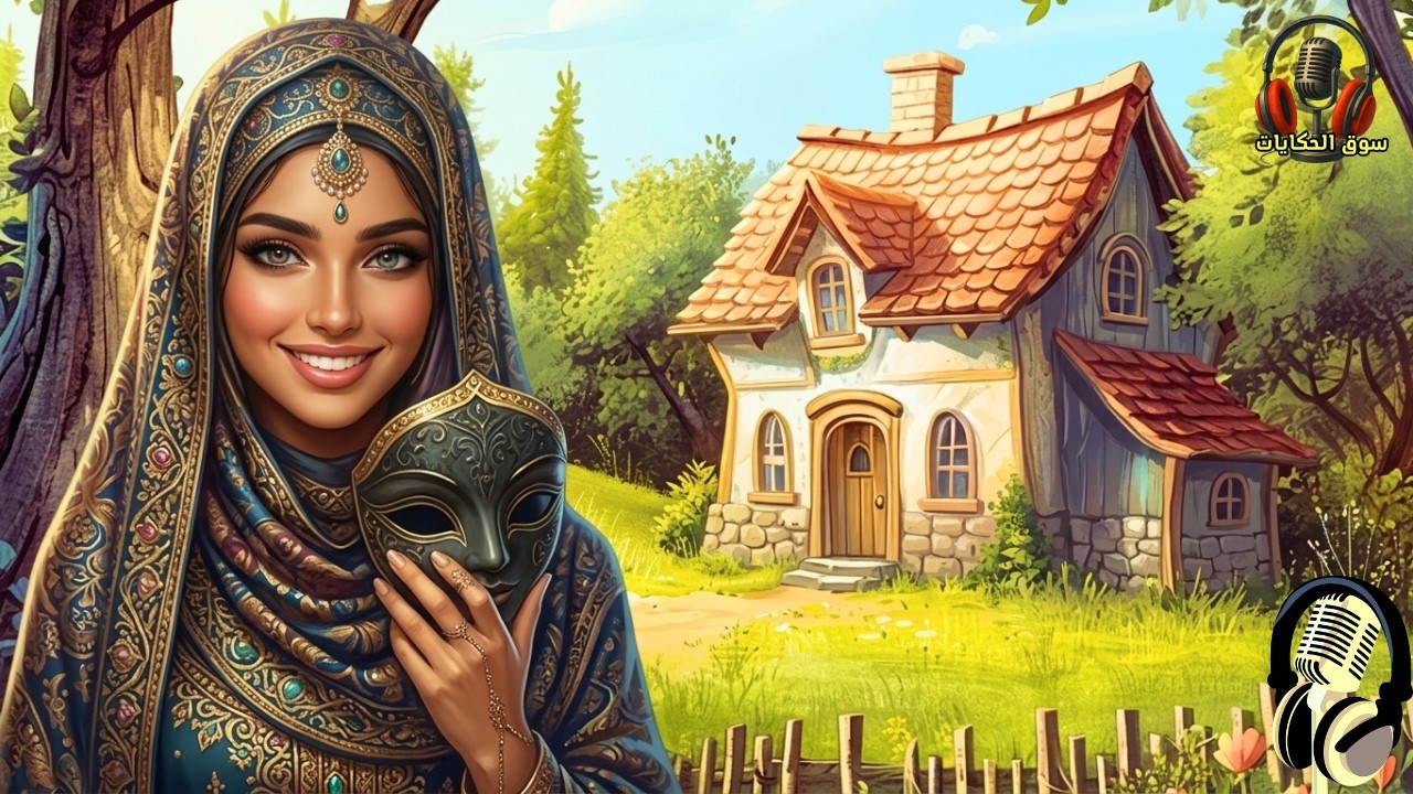 قصة سرّ الفتاة ذات القناع، من القصص الخيالية المشوقة قبل النوم، ضع السماعات واستمع، سوق الحكايات