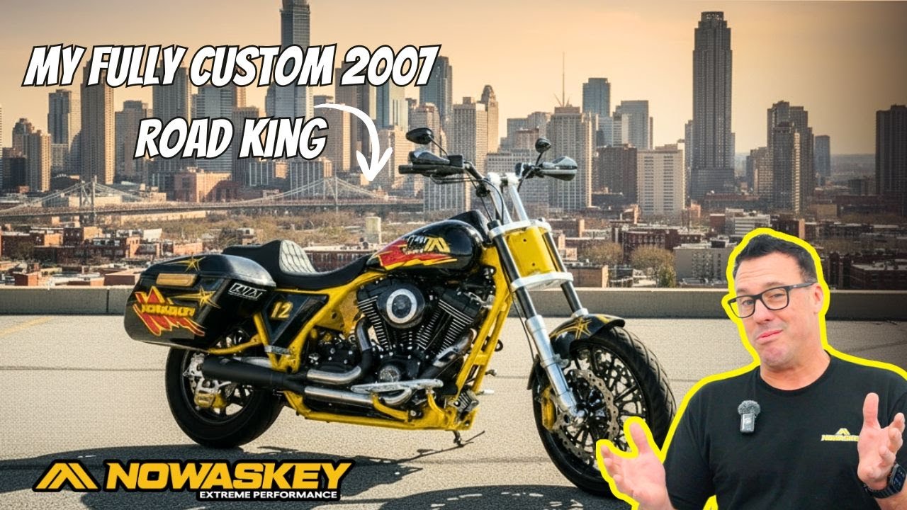 TRACK KING | Кастомный Harley Road King 2007 года, который приковывает взгляды