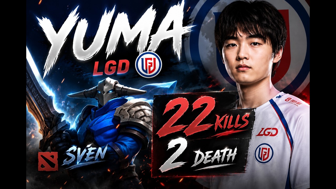 yuma sven game play full match best player playing sven !!! #yuma #sven #dota2