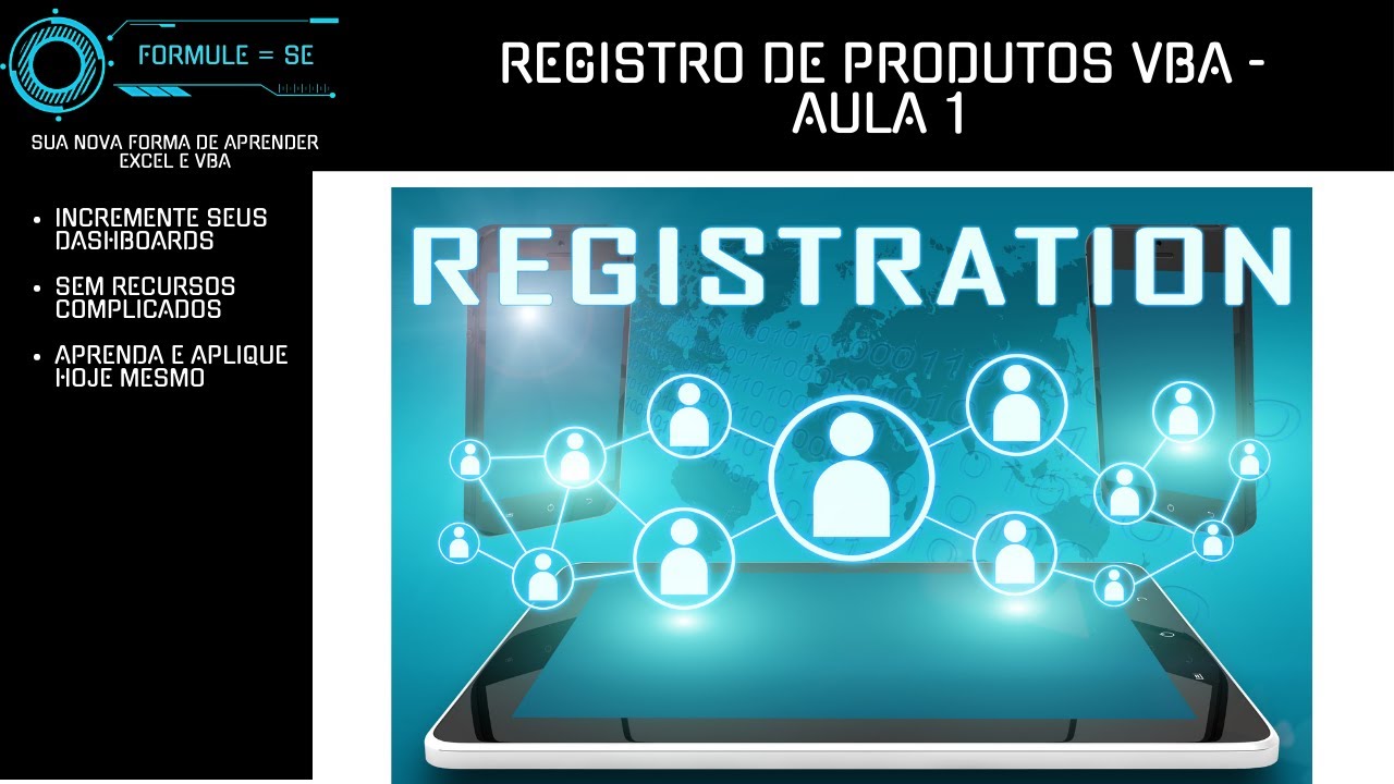 Como Criar um Registro de Produtos com VBA - AULA 1