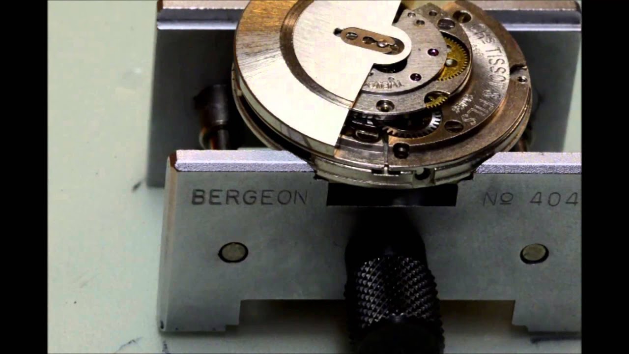 Repairing a Tissot watch Seastar Seven Automatic   assembly part 2