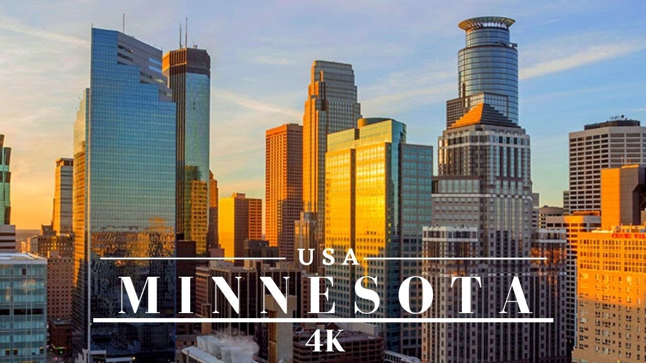Minnesota 🇺🇸 Minneapolis 4k Drone