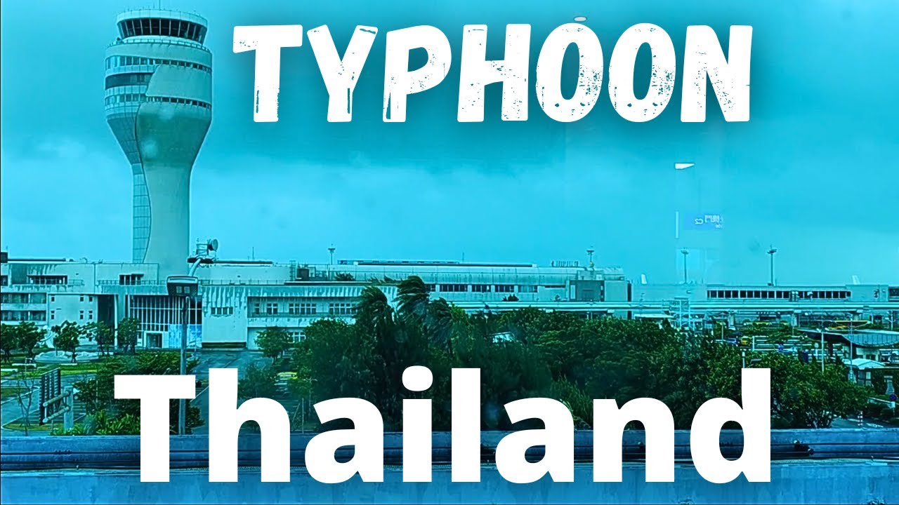 YVR  to Thailand EVA Air + Train to Hua Hin Beach & Big Surprise Travel day Planes Trains Typhoon