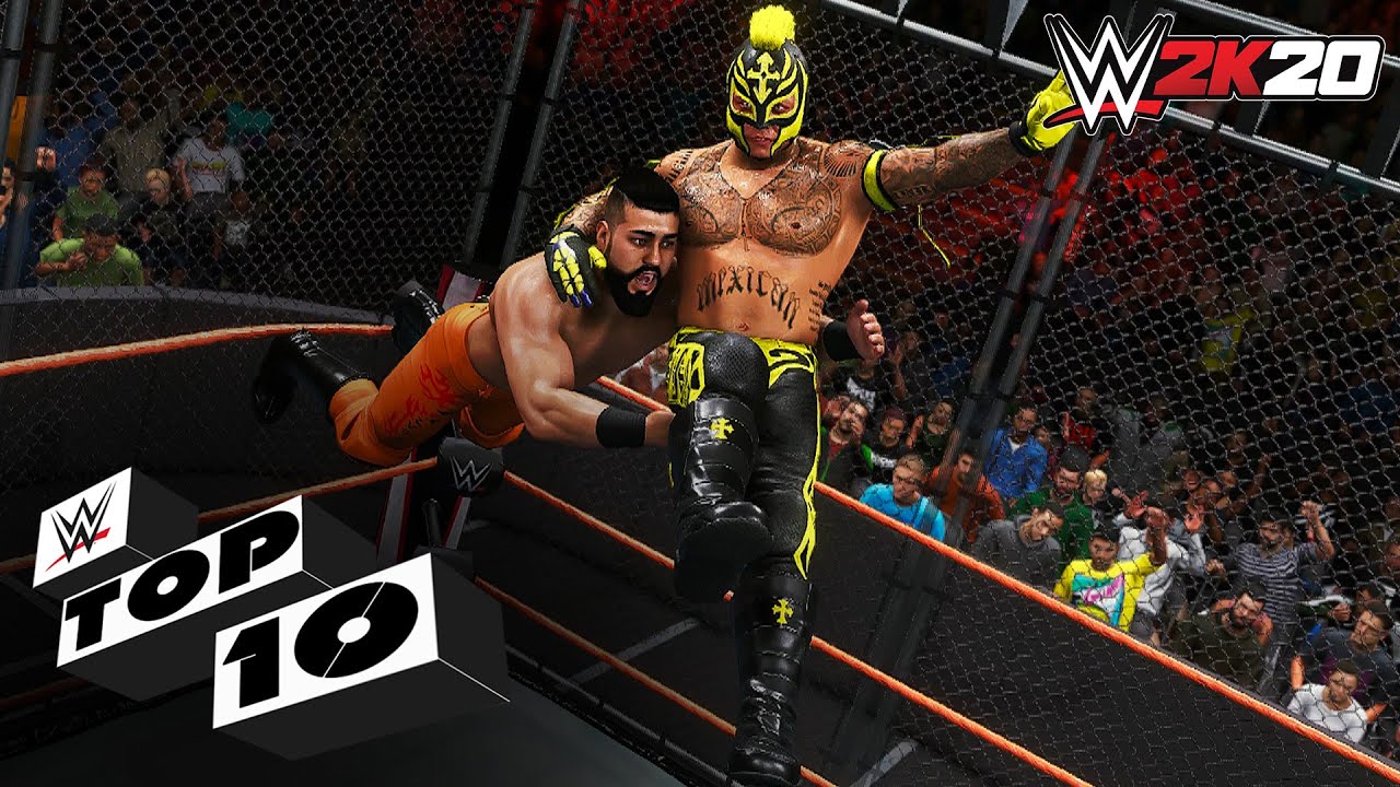 Colossal Clashes inside the Steel Cage: WWE 2K20 Top 10