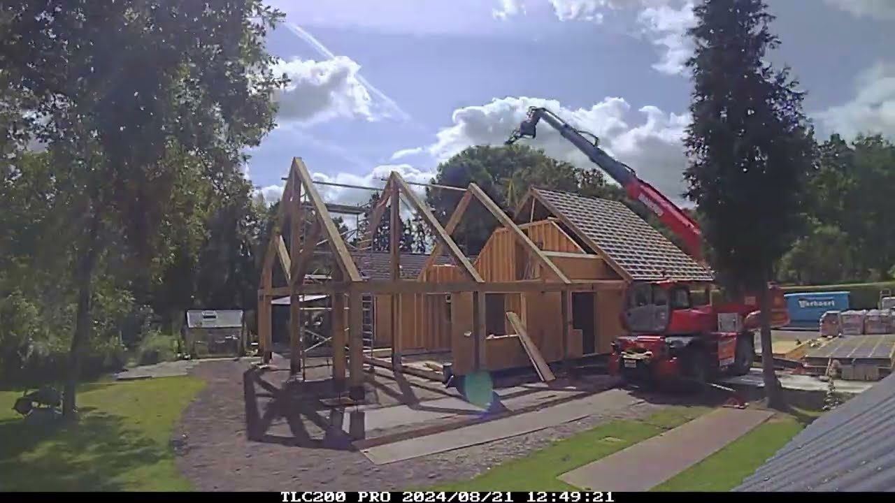 bouwen van een schuurwoning