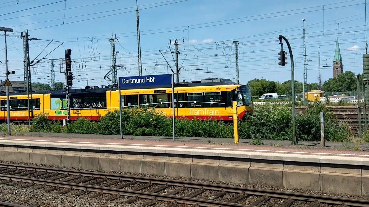 Pesa Link und Stadtbahn Karlsruhe in Dortmund Hbf (Special – Evangelischer Kirchentag 2019)