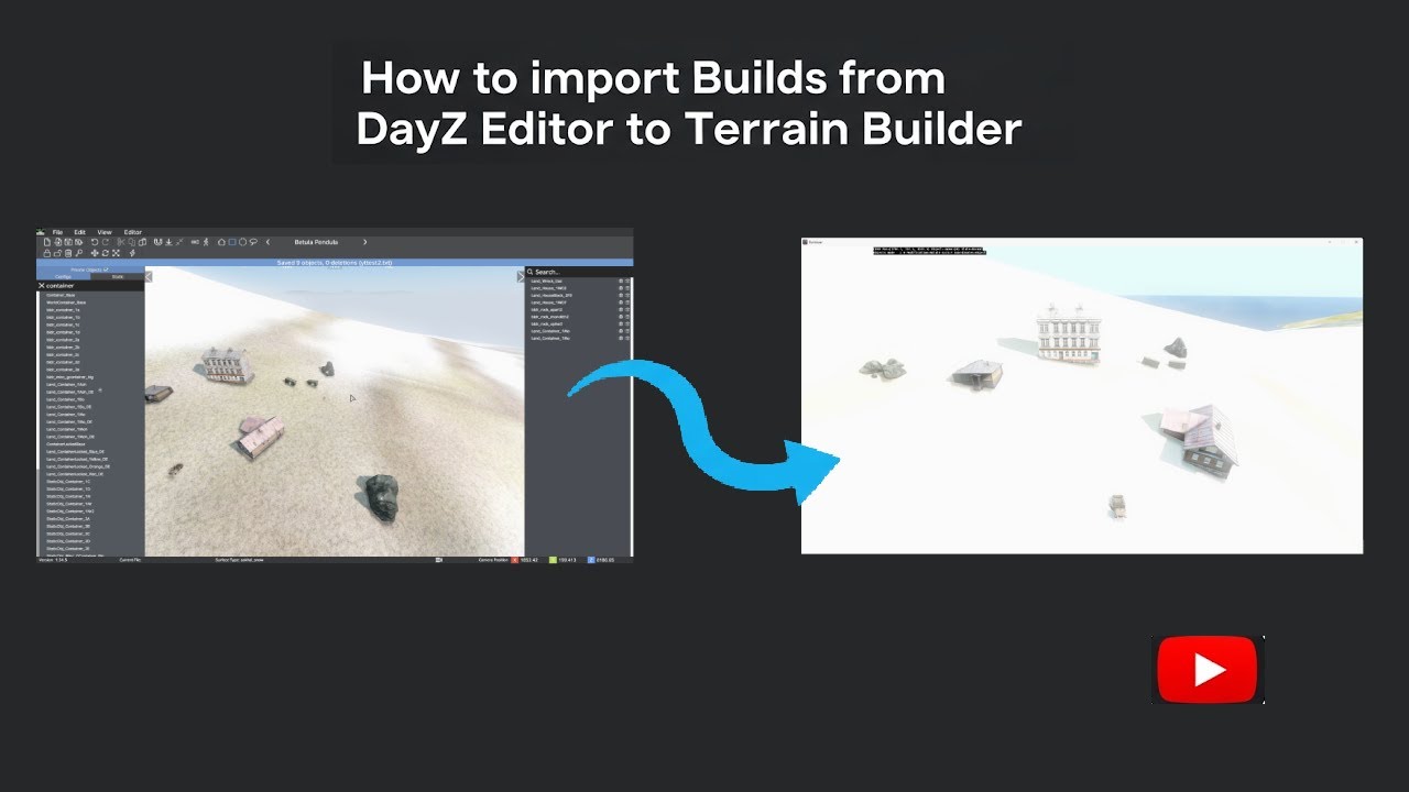 How to Import Editor builds into Terrain Builder!!