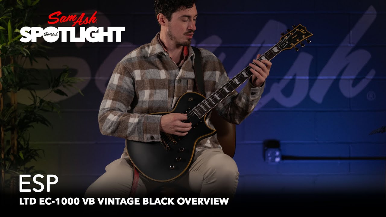 Обзор ESP LTD EC-1000 VB Vintage Black