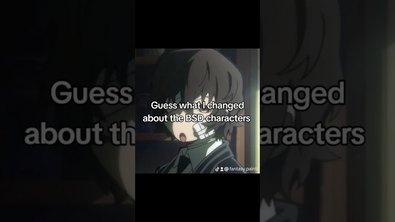 Did you guess them all?    #bungoustraydogs #bsd #dazai #chuuya #fyodor #bungostraydogs #shorts