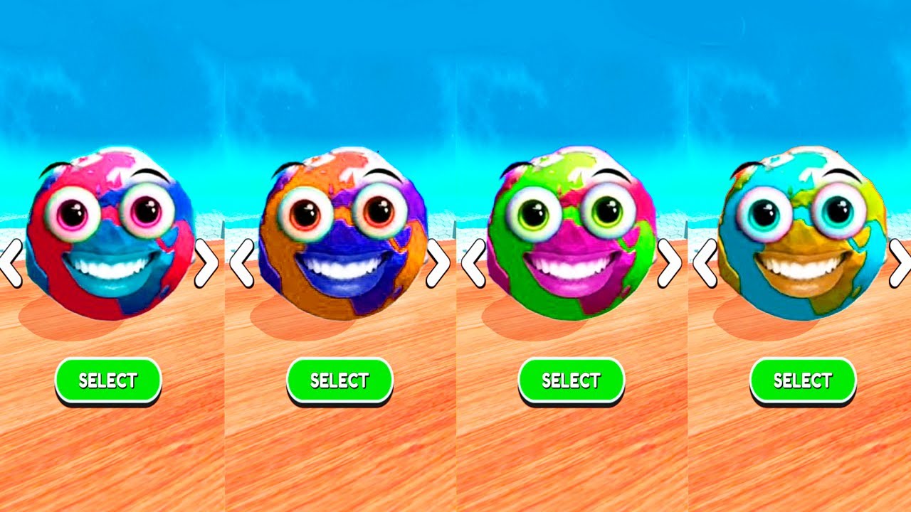 🌍Going Balls: 5 Color of The Earth Ball on Reverse Levels! Race-776
