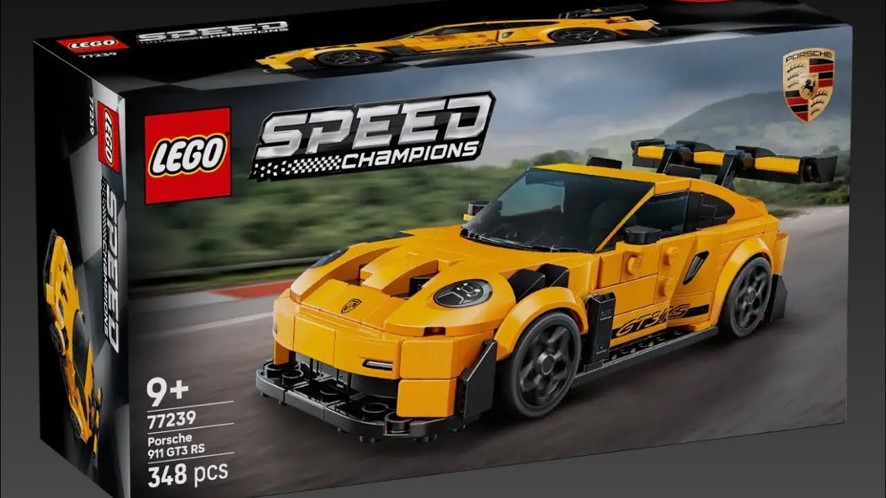 Building Porsche 911 GT3 RS Super Car / 348pcs / Set 77239 9+ Speed Build 