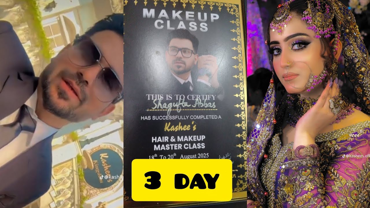 Kashes kingdom master class Day 3 /Face on beauty salon/ by Shagufta 