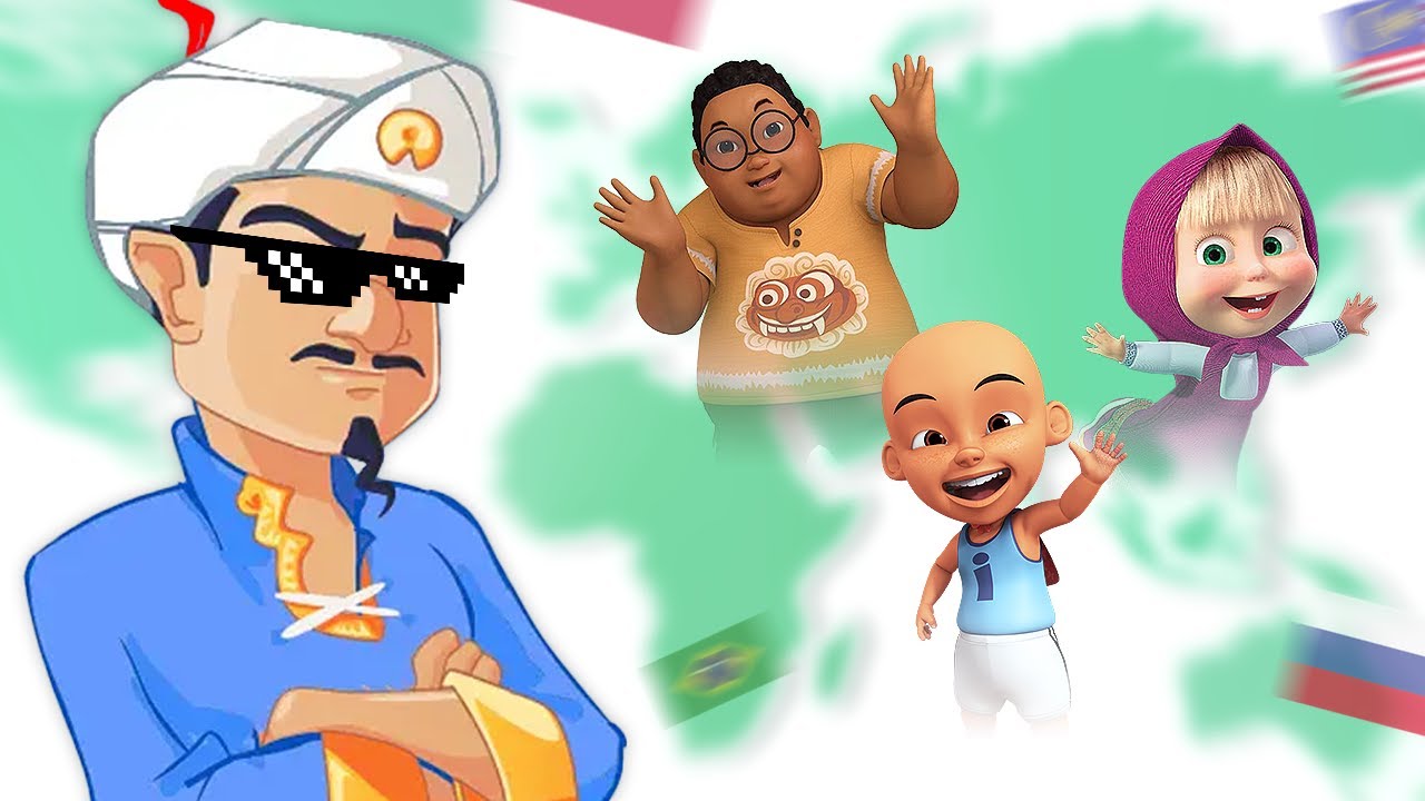 Aku Tantang Jin ini Menebak Kartun Setiap Negara di Dunia