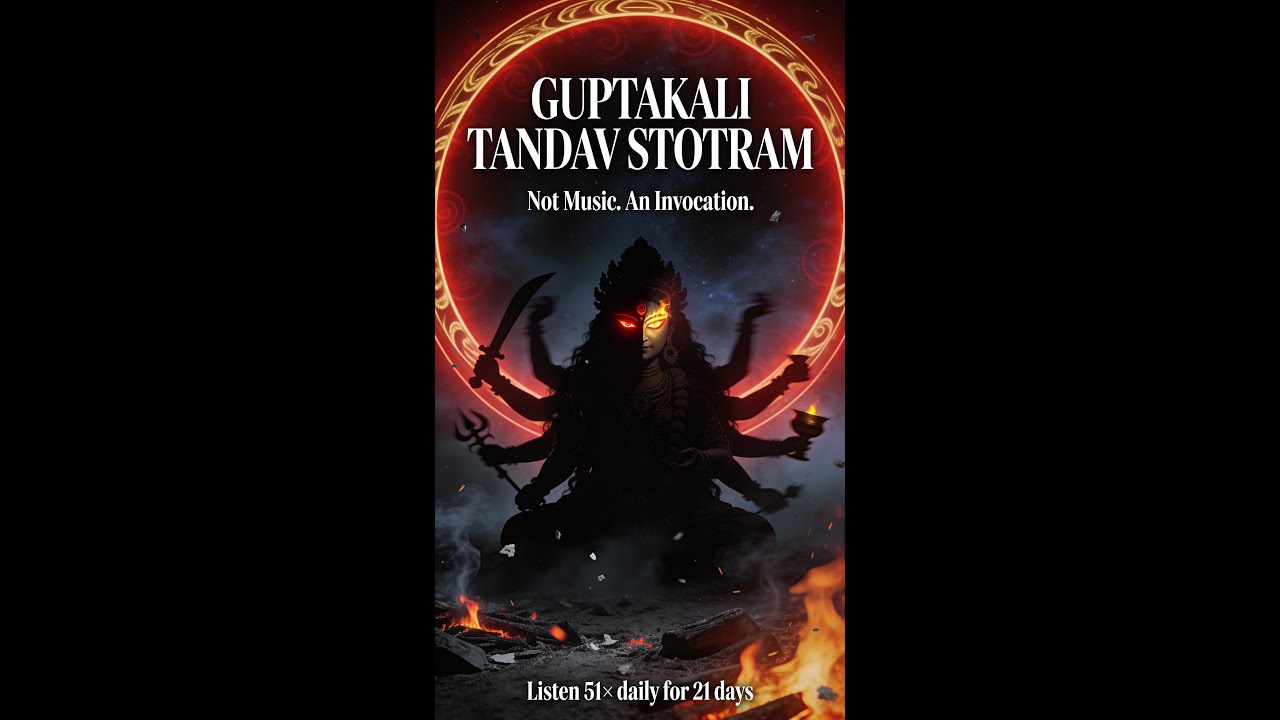 GUPTAKALI TANDAV STOTRAM 🔱 | Not Music. An Invocation.