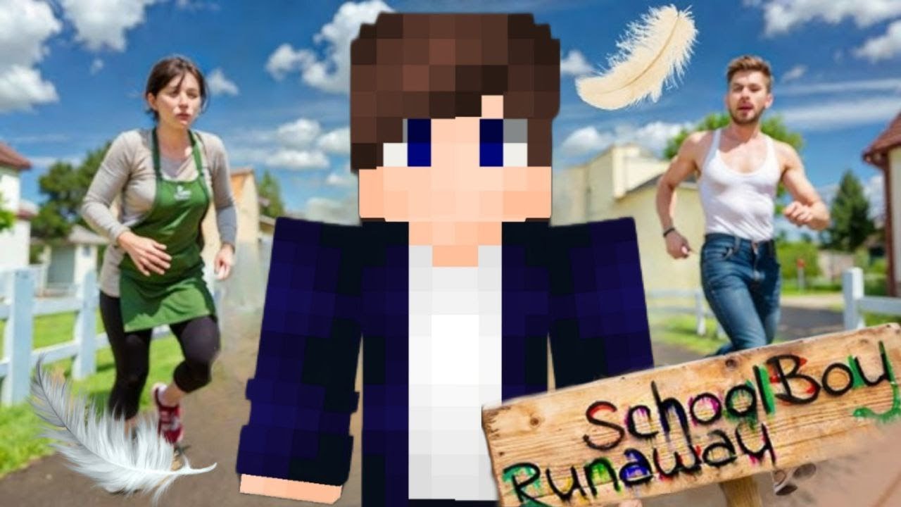 СБЕГАЮ ЧЕРЕЗ ЗАБОР ЗЛЫХ РОДИТЕЛЕЙ В SCHOOLBOY RUNAWAY В МАЙНКРАФТ