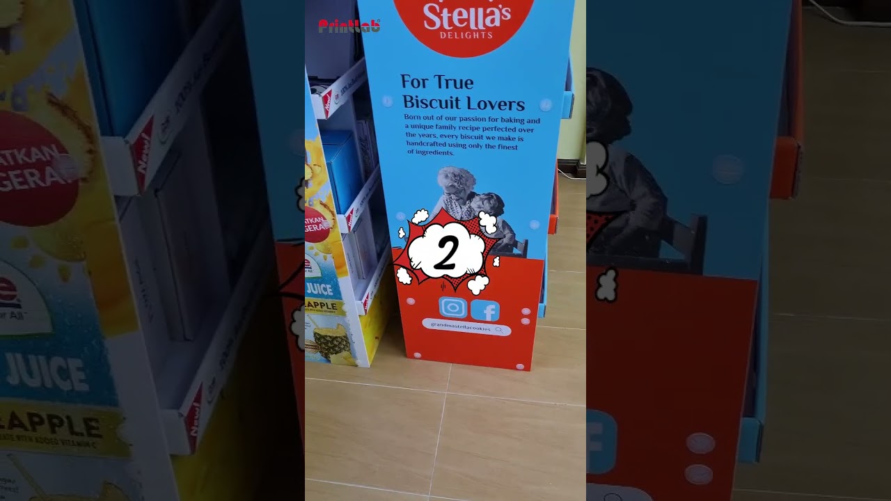 FLOOR DISPLAY STANDEE as your offline marketing tools