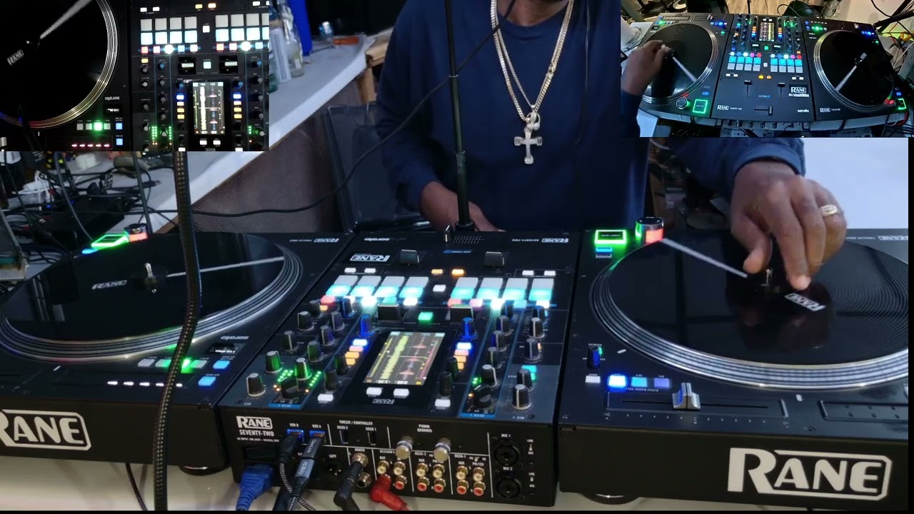 Just playing around with the RANE  SEVENTY TWO  and the RANE 12 I don't own the right to the music 