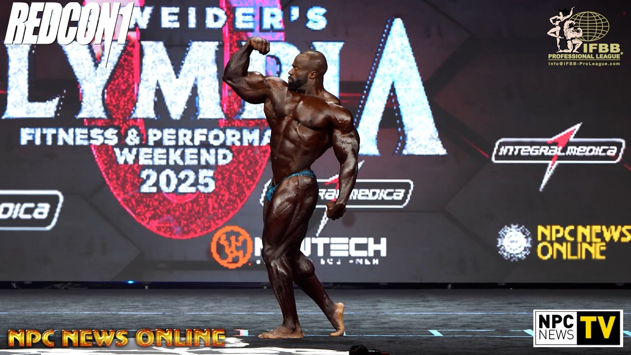 Видео выступления Самсона Дауды, занявшего 4-е место на конкурсе IFBB Mr Olympia 2025 (4K).